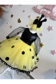 Kız çocuk arı maya kostüm,arı maya elbise,arı maya kabarık elbise thumbnail 1