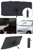 Teknotik Araba Ön Cam Güneşlik Katlanabilir Güneşlik Şemsiye Ön Cam Gölgelik Volvo S70 ile uyumlu - 1