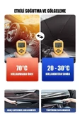 Teknotik Araba Ön Cam Güneşlik Katlanabilir Güneşlik Şemsiye Ön Cam Gölgelik Volkswagen Crafter ile uyumlu - 3