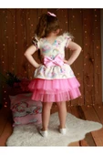 Kız Çocuk Pembe My Little Pony Unicorn Elbise thumbnail 2