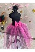 Kız Çocuk Black Pink Tüllü Kuyruklu Kabarık Etek - 5