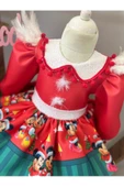 Kız Çocuk Mickey Mouse Yeni Yıl Yılbaşı Kabarık Elbise - 2