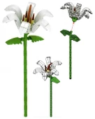 Ctoys Flower Arrangement Mini Blok Lily Flower thumbnail 2