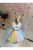 My Little Pony Unicorn Kabarık Tüllü Kuyruklu Özel Tasarım Elbise - 7