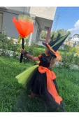 Kız Çocuk Halloween Cadılar Bayramı Kostümü - 6