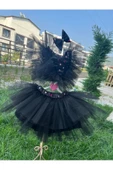 Kız Çocuk Siyah Kabarık Tütü Etek Ve Bluz Takım - 7