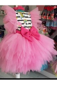 Kız Çocuk My Little Pony Unicorn Pembe Tüllü Kabarık Elbise - 5