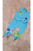 Erkek Çocuk Baby Shark Pantalon Yelek Papyon Takım - 2