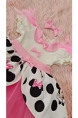 Kız Çocuk Mickey (miki) Mouse Kabarık Pembe Tüllü Elbise - 4