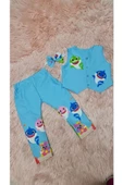 Erkek Çocuk Baby Shark Pantalon Yelek Papyon Takım - 1