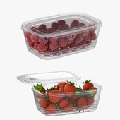 Porsima 1072 30'lu Buzluk Düzenleyici Saklama Kabı Kendinden Kapaklı Derin Dondurucu Saklama Kabı 1Lt Şeffaf thumbnail 5