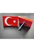 Teknotik Türk Bayrağı Pleksi Panjur Arması Vidalı thumbnail 2