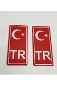 Teknotik Renault Megane Tr Plaka Stıcker 2'li - Türkiye Plaka Stıcker - Türkiye Plakalık - 1