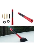 Teknotik Seat Cordoba Uyumlu Karbon Fiber Oto Radyo Anteni Çubuk Anten Kırmızı thumbnail 1