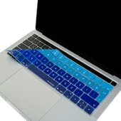 Macbook Pro Klavye Koruyucu (Türkçe Q) 13inç A1706 A1989 A2159-15inç A1707 A1990 ile Uyumlu Ombre - 1