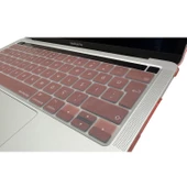 MacBook Pro Klavye Koruyucu Türkçe Q Silikon 13-15 inç Touch Bar Ultra İnce Yıkanabilir Kapak - 5