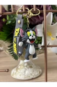 Teknotik 3D Tom Ve Jerry Anahtarlık Büyük Boy Ve Çanta Aksesuarı 1 Adet Fiyatıdır (TOM) - 2
