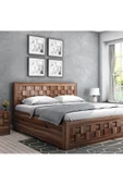 ReMa-design Ahşap Ponka Karyola - 1