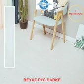 Renkli Duvarlar Yapışkanlı Beyaz PVC Floor Esnek Zemin Yer Döşeme Parkesi Salon Ofis Otel Karavan Parke-P12 - 1