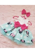 Kız Çocuk Minnie Mickey Mouse Desenli Tüllü Kabarık Elbise thumbnail 5