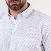 MUGİ CEPLİ RAHAT KESİM ÇİZGİLİ KISA KOL ERKEK GÖMLEK thumbnail 12