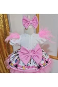 Kız Çocuk Minnie Miki Mouse Tüllü Kabarık Elbise thumbnail 4