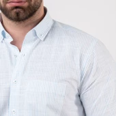 MUGİ CEPLİ RAHAT KESİM ÇİZGİLİ KISA KOL ERKEK GÖMLEK thumbnail 9