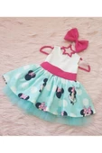 Kız Çocuk Minnie Mickey Mouse Desenli Tüllü Kabarık Elbise thumbnail 6