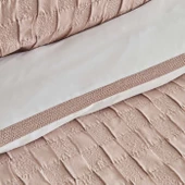 Karaca Home White Collection Bride Carina 80 Tel %100 Pamuk 8 Parça Evlilik Paketi Pudra - 6