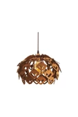 hü ma tasarım ve aksesuarYaprak Modern Tasarım Globe Küre Doğal Ahşap MDF 3D Lazer Kesim Salon Avize - 4