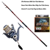 Bauer Reiz 420cm Effe Montana 9000 Surf Olta Takımı - 1
