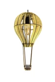 hü ma tasarım ve aksesuarÇocuk Genç Odası Için Doğal Ahşap Mdf 3d Puzzle Lazer Kesim Uçan Balon Avize - 2