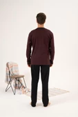 Estiva %100 Pamuk İnterlok Uzun Kol Erkek Pijama Takım - 6