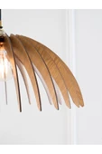hü ma tasarım ve aksesuarVivo Modern Tasarım Model Doğal Ahşap Mdf 3d Rustik Mutfak Avize - 4
