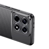 Xiaomi 14T Pro Kılıf Redclick Negro Karbon Görünüm Silikon Kapak thumbnail 8