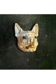 hü ma tasarım ve aksesuarKelb Köpek Kafası Doğal Ahşap Lazer Kesim Rustik Salon Aplik Duvar Dekoru 3D Tablo Pano (Peri LEDli) - 2