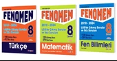 FENOMEN YAYINLARI 8. SINIF LGS Türkçe + Matematik + Fen Bilimleri Çıkmış Sorular Ve İkiz Soruları (2018-2024) - 1