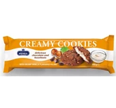 Merba Bitter Çikolata ve Vanilya Aromalı Dolgulu Kurabiye (Creamy Cookies) 160 Gram (1 Paket) - 2