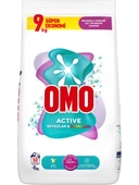 Omo Matik Active Beyazlar & Renkliler Toz Deterjanı 9 Kg 60 Yıkama - 3