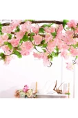 TEMALİFE Yapay Japon Bahar Dalı Sarmaşık 220 Cm Sarkan Çiçek Demet DOLANABİLEN ÇİCEKLİ SARMAŞIK - 6