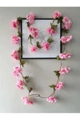 TEMALİFE Yapay Japon Bahar Dalı Sarmaşık 220 Cm Sarkan Çiçek Demet DOLANABİLEN ÇİCEKLİ SARMAŞIK - 2