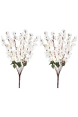 TEMALİFE DEKORATİF Yapay Çiçek Bahardalı Japon Kiraz Çiçeği 9 DALLI 40 cm 2 DEMET SÜSLEME HOBİ - 1