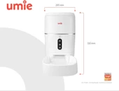 Umie 6Litre Sesli Konuşmalı Akıllı Evcil Hayvan Besleyici Otomatik Mama Kabı Wifi+Bt Tuya Destekli - 9