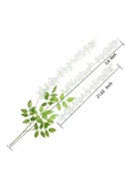 tml temalife 1 Adet Sarkan Akasya Çiçek 3 Dallı 100 Cm. Yapay Çiçek Akasya Parti Nişan Söz Süsleme - 4