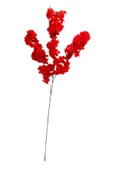 tml temalife Yapay Çiçek Bahar Dalı Japon Kiraz Çiçeği Kırmızı 90 Cm DEKORATİF VAZO ÇİCEĞİ YILBAŞI SÜSÜ - 5