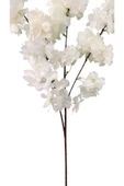 tml temalife A Kalite Çift Kat 120 Yapraklı Yapay Çiçek Bahar Dalı Japon Kiraz Çiçeği 90 Cm - 1