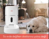 Umie 6Litre Sesli Konuşmalı Akıllı Evcil Hayvan Besleyici Otomatik Mama Kabı Wifi+Bt Tuya Destekli - 2