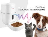 Umie 6Litre Sesli Konuşmalı Akıllı Evcil Hayvan Besleyici Otomatik Mama Kabı Wifi+Bt Tuya Destekli - 6