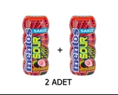Mentos Sour Çilek Aromalı Şekersiz-Tatlandırıcılı Ekşi Draje Sakız 30g (2 ADET) - 1