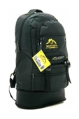 MONTANA MOUNTAINER Körüklü Dağcı Sırt Çantası 65 Litre Kapasiteli-kamp Çantası Renk Siyah (POPLARİS) - 1
